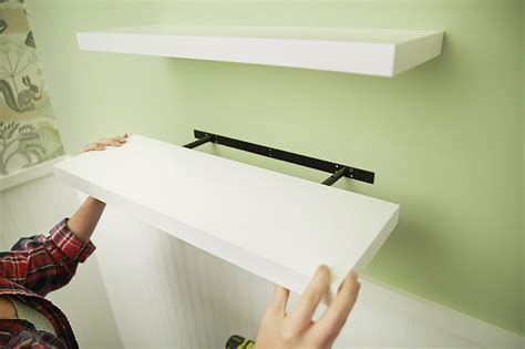 ikea floating shelf metal bracket|install ikea floating shelf.